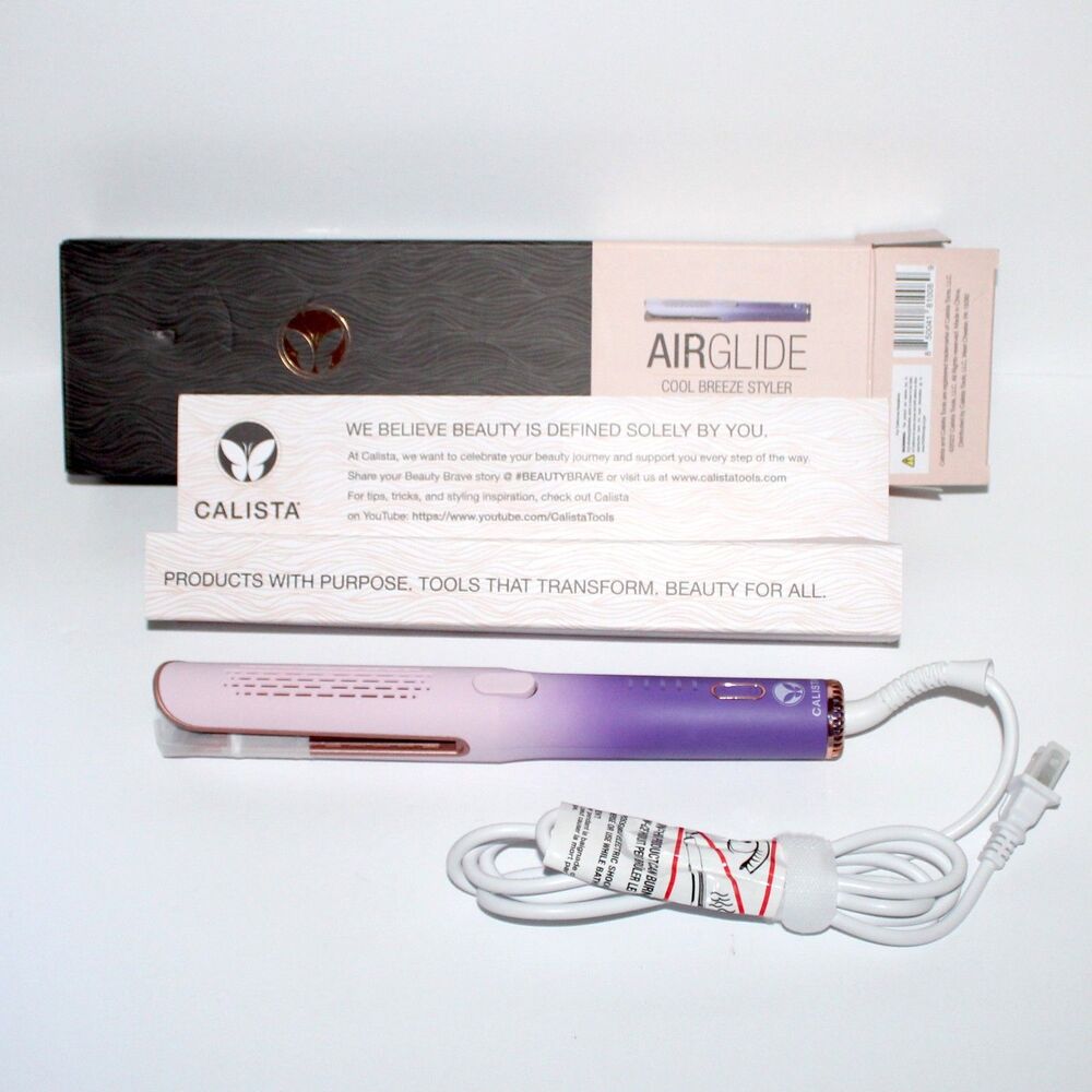 Calista AirGlide Cool Breeze Hair Styler purple NEW